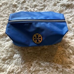 Tory Burch Royal Blue Cosmetic Case